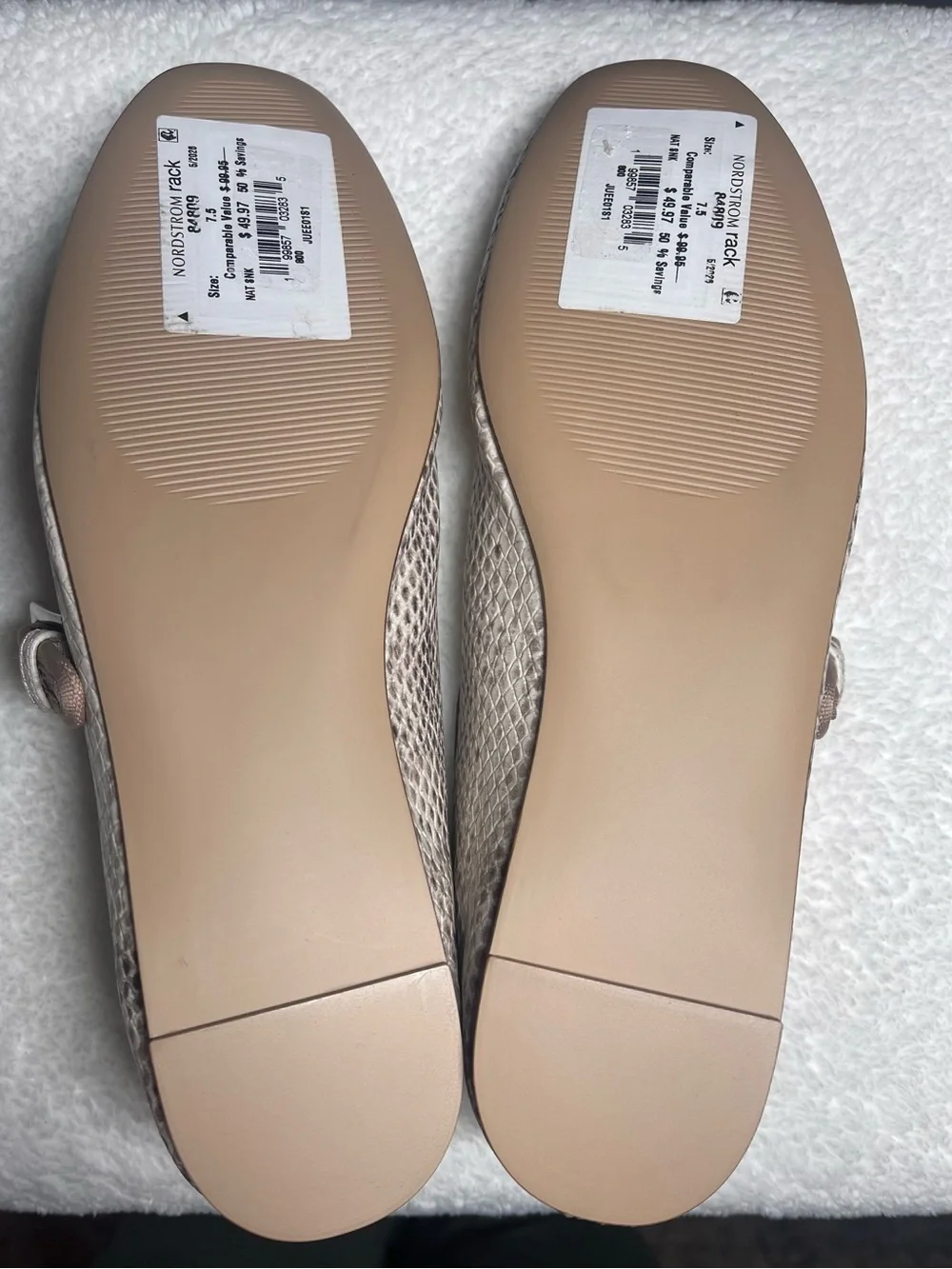 Steve Madden Judee Snake Mary Jane Flats 7.5